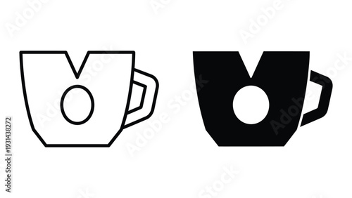 Coffee Cup Icon Design Business Logo
