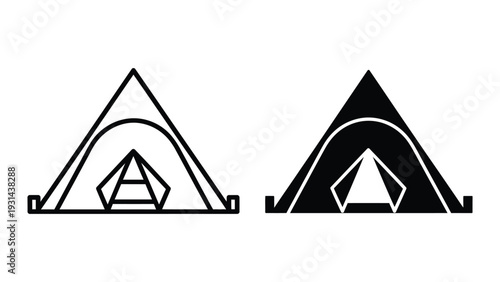 Tent Shelter Outdoor Camping Icon