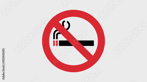 no smoking sign isolated