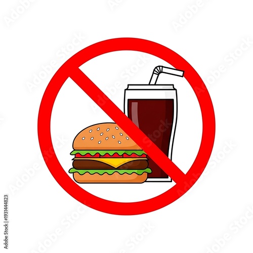 Wallpaper Mural No junk food or soda allowed Torontodigital.ca