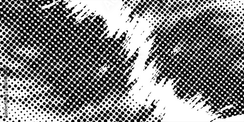 Dots halftone white and blue color pattern gradient grunge texture background. Dots pop art comics sport style. eps 10