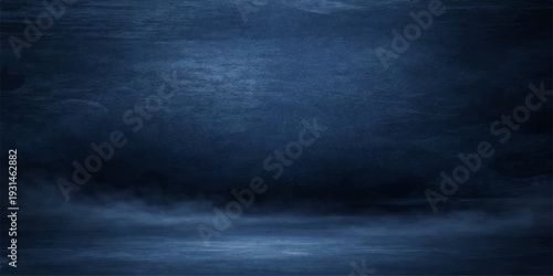 Dark blue grunge textured background