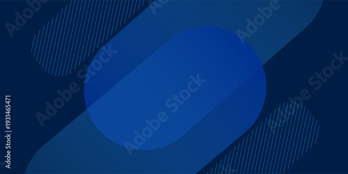 Abstract modern blue background with dark navy base, large soft gradient blue oval in the center, diagonal translucent blue stripe across the canvas