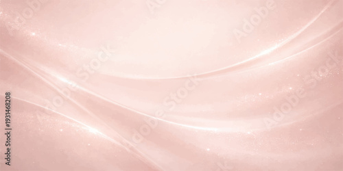 Abstract Pink Silk Waves Background