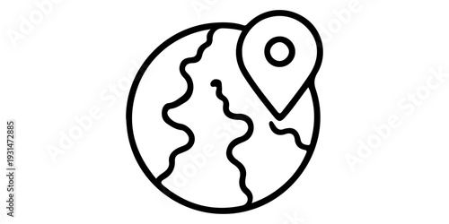 Abstract vector illustration of a funny cartoon zombie snake profile with a stylized brain and eye icon for a Halloween monster character design