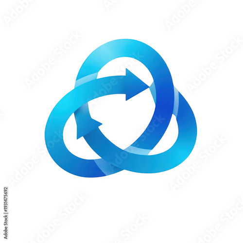 Free Download Abstract circular arrows forming a modern interconnected network design isolated on transparent background - GFXLoad