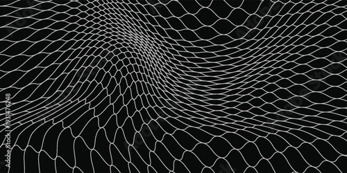 Net pattern. Rope net vector silhouette. Soccer, football, volleyball, tennis and tennis net pattern. Fisherman hunting net rope texture or pattern.