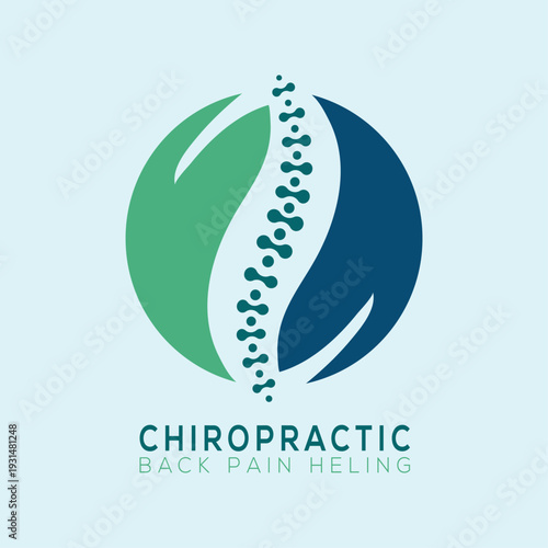 Chiropractic Back Pain Healing, Medical Service, Clinic Service, Health Service  print vector file