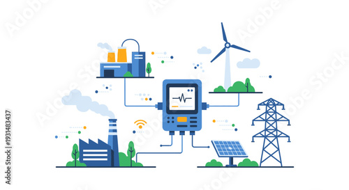Integrated Energy System: Smart Grid, Renewable, and Traditional Power Control