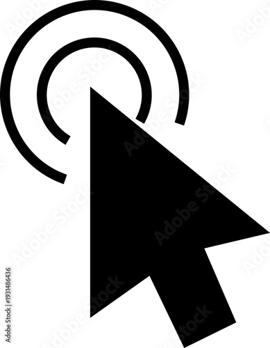 Computer mouse click cursor icon set. Hand and arrow pointer cursor - stock vector. Cursor pointer icon set. Hand and arrow click, tap symbols. UI UX vector graphic elements. Web button, press, select