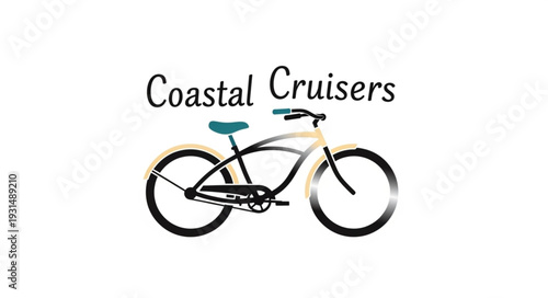 Coastal Cruisers Bicycle Logo Design.