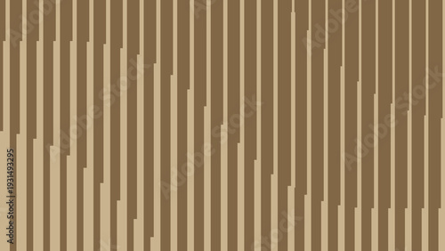 Seamless brown corrugated cardboard background texture featuring a vintage striped design with gray metal lines and a textured paper surface material