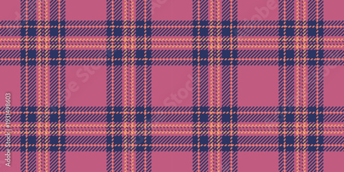 Turkish texture textile plaid, classic vector background tartan. Grand pattern seamless fabric check in pink and blue colors.