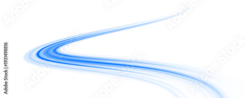 Fast expressway wave with neon light effects and glowing motion.