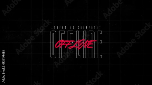 animated stream overlays, starting screen, offline screen, be right back screen, ending screen