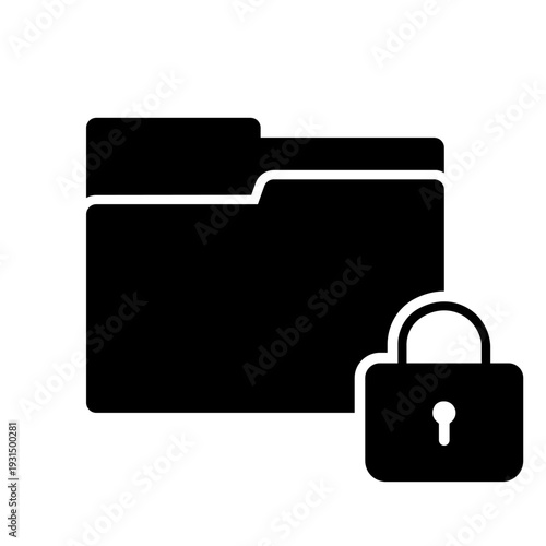 Folder vector icon. Database Illustration sign. File storage symbol. jacket logo. Design for web and app.