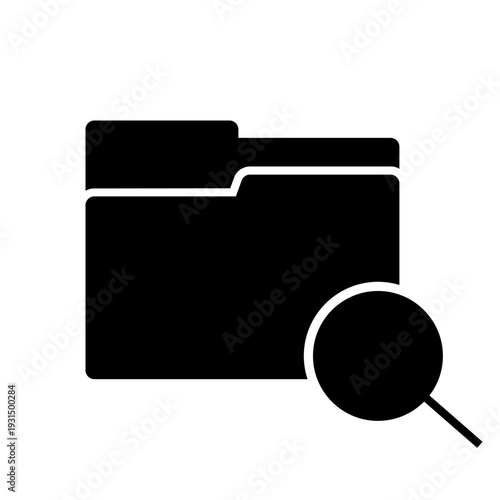 Folder vector icon. Database Illustration sign. File storage symbol. jacket logo. Design for web and app.