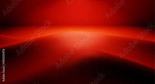 Abstract Red Light Streaks and Glow.