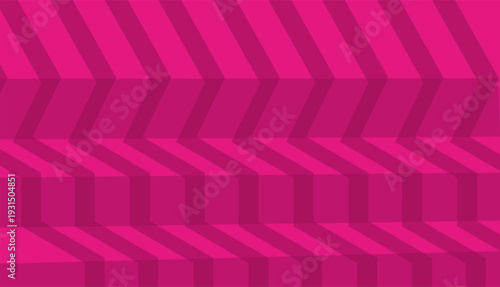Abstract pink geometric pattern with dynamic lines and shadows.