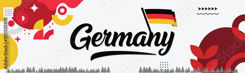 Modern Germany Flag Background for Business Presentations and News Headers