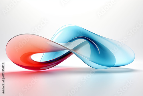 Simple abstract marketing concept background shapes isolated on a white background.