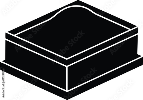 Sandbox silhouette vector art Illustration