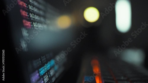 On computer monitor, artificial intelligence model showcases its autonomous coding capability, dynamically generating precise algorithms software program code, epitomizing advancements in automation