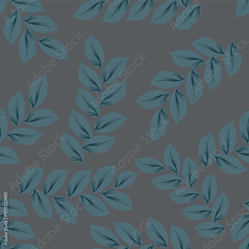 seamless pattern with leaves