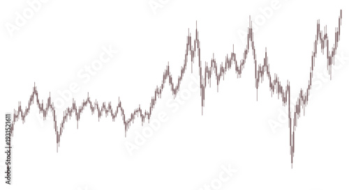 stock market candlestick chart displaying price fluctuations and market trends valuable for financial analysis and investment strategies.