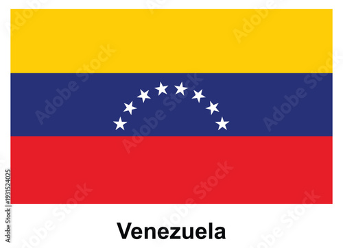 National Flag of Venezuela with Bold Colors and Star Pattern Design Free Download National Flag of Venezuela with Bold Colors and Star Pattern Design - GFXLoad