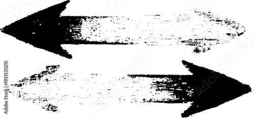 High contrast share arrow icon in grunge stencil style for urban designs