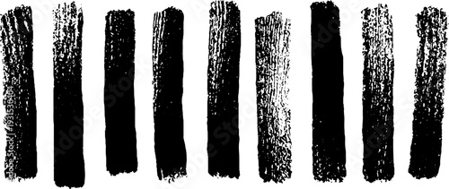 High contrast abstract slate cleavage lines in stencil style for art design