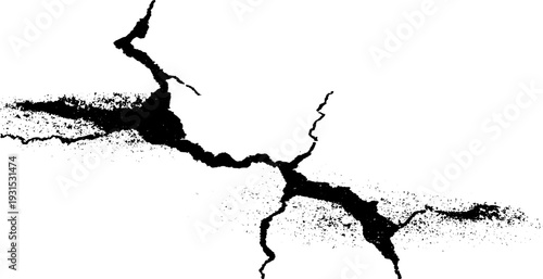 Abstract high contrast subway station interior for modern design projects