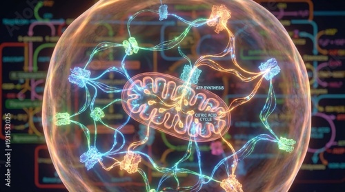 Detailed Cellular Respiration Process Inside Mitochondria