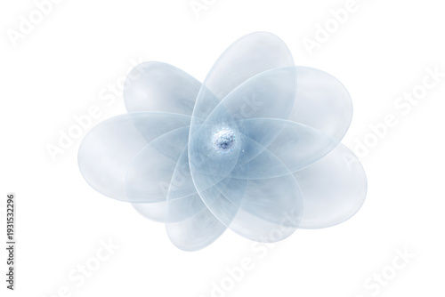 Detailed Quantum Atomic Orbital Graphic Asset for Chemistry Dashboards, Educational Interfaces, and Laboratory Web Applications