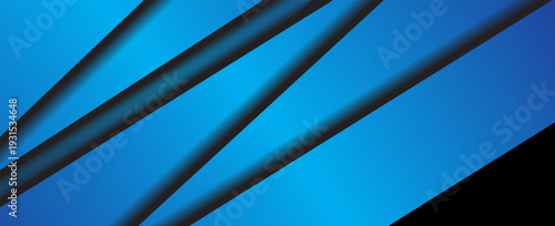 Illustration of unusual modern material design background. Verical lines with shadow