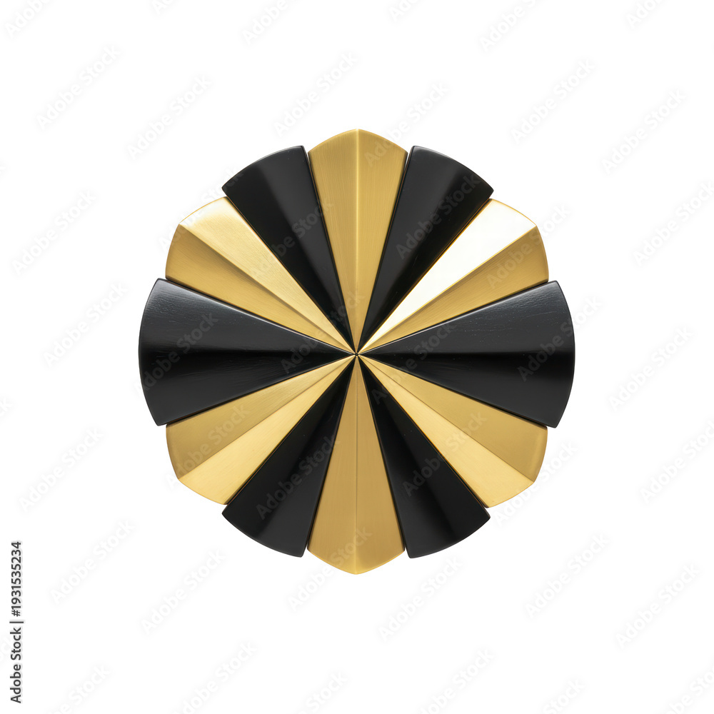 Obraz premium Art Deco Sunburst Design