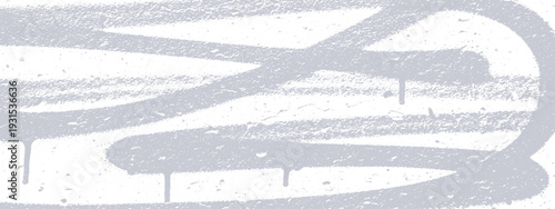 Gray spray paint background with textured surface and smooth drips