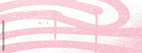Pink abstract background with curved spray paint lines and subtle texture