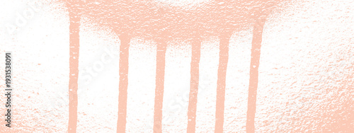 Pale peach vertical paint drips and textured background, conveying a distressed artistic effect for graphic design