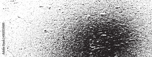 Monochrome abstract background with fine speckled texture and random granular distribution.