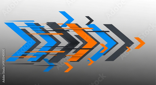 Abstract Arrows Moving Forward.
