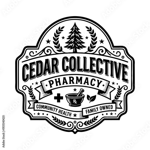 Cedar Collective Pharmacy Logo.