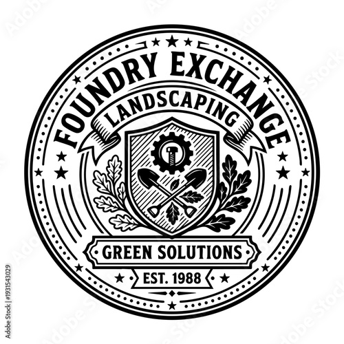 Foundry Exchange Landscaping Logo.