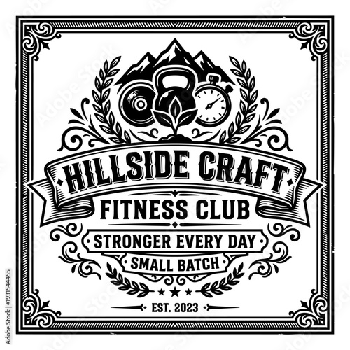 Hillside Craft Fitness Club Logo.