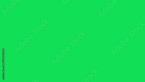 White thought bubble comic cloud appearing scaling disappearing loop animation thinking dream symbol icon on green screen chroma key alpha channel background