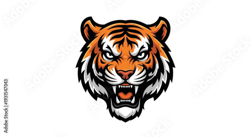 tiger head vector