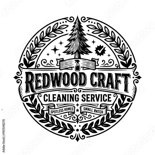 Redwood Craft Cleaning Logo.