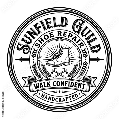 Shoe Repair Logo Design.