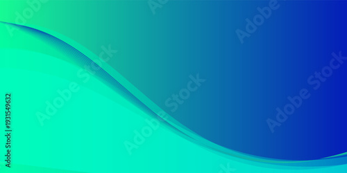 Abstract Green Fluid Banner Template. Modern background design. gradient color. Dynamic Waves. Liquid shapes composition. Fit for banners